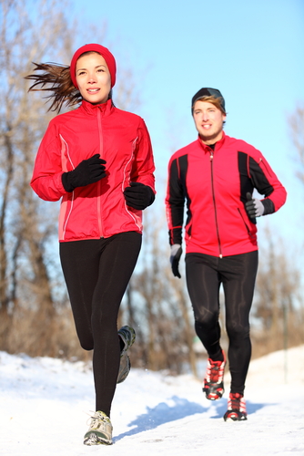 Joggen im Winter Joggen im Winter