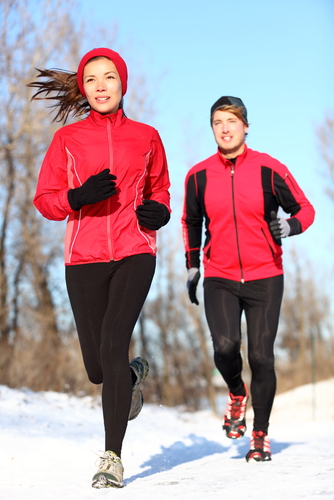 Joggen im Winter