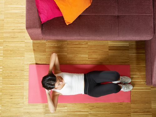 fitness zu hause Runter von der Couch und ab auf die Matte: Ftnesstrainig für zu Hause